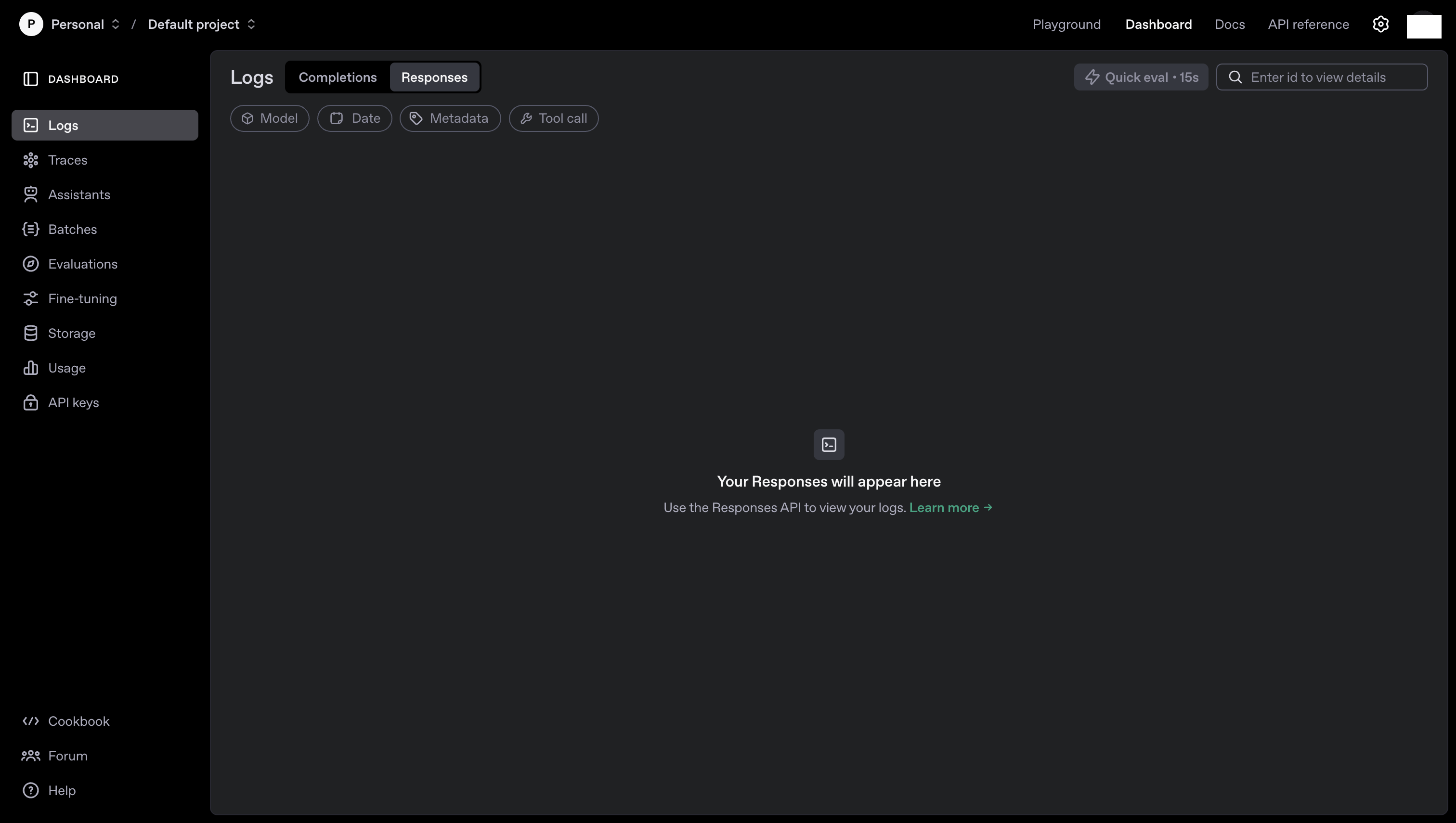OpenAI platform signup page